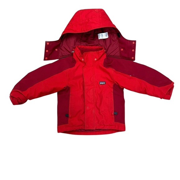 Kids Patagonia Red Ski Jacket XXS 3-4 - Picture 2 of 8